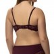 Women's bra Priority 124, plum color