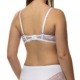 Women's bra Priority 124, white