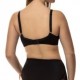 Women's bra Priority 161, black color