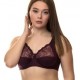 Women's bra Priority 161, plum color