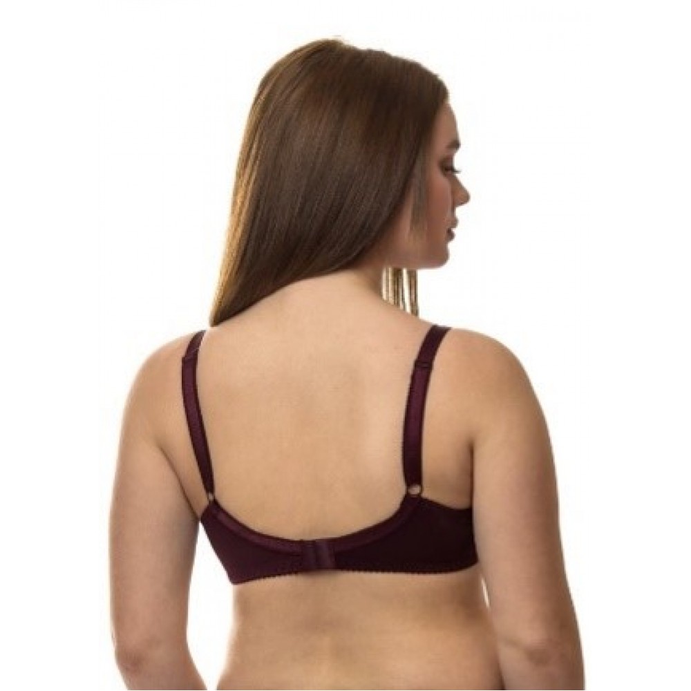 Women's bra Priority 161, plum color