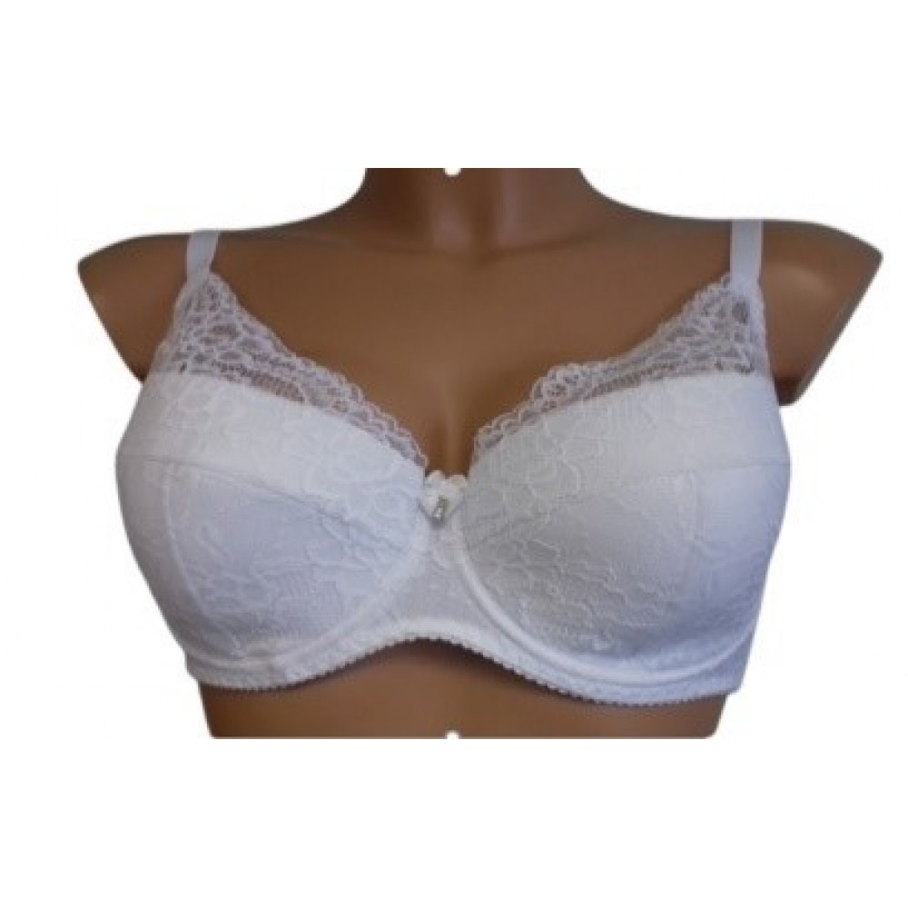 Women's bra Priority 809, white