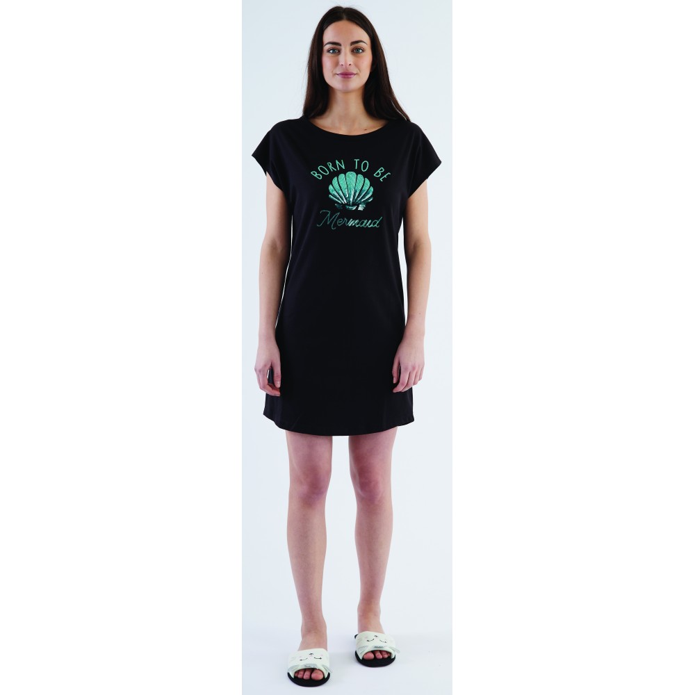 Women's nightdress Bolla (black)