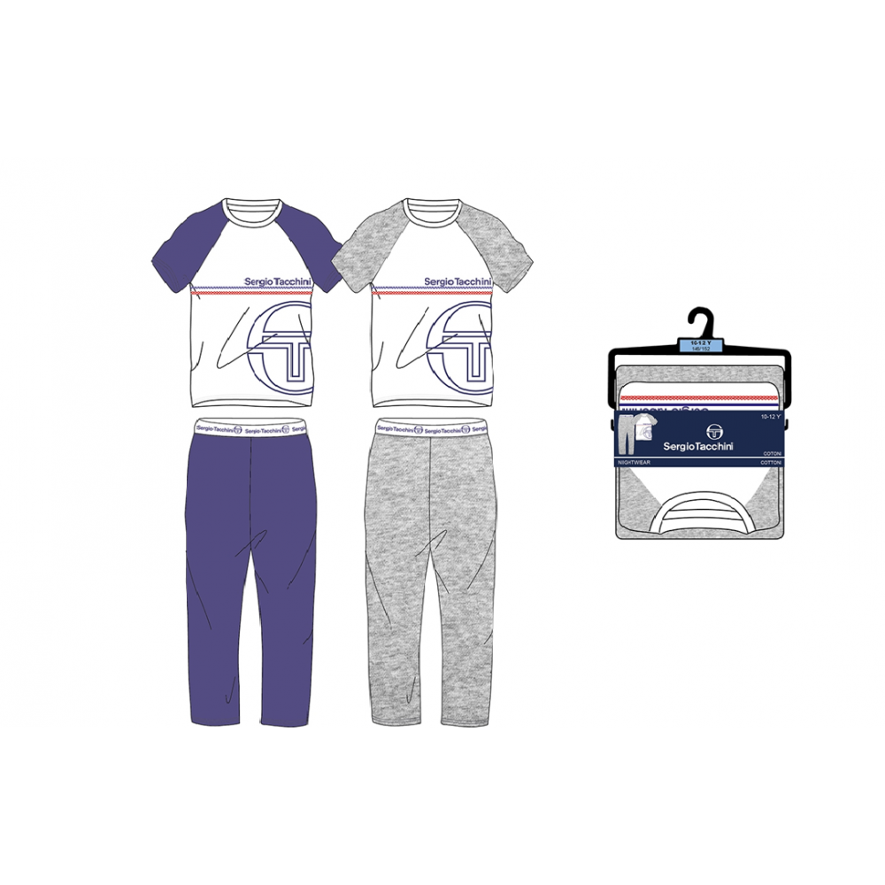 Pajamas for boys Sergio Tacchini mod. 0733 Blue