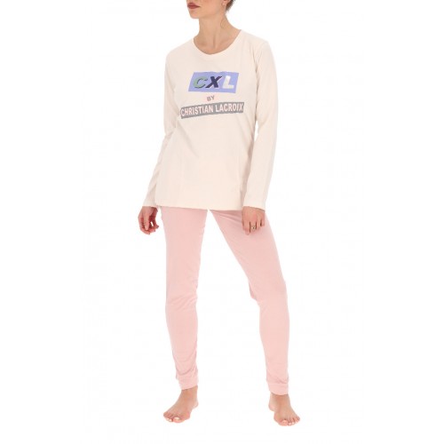 Sieviešu pidžama ar garām biksēm CXL Mod. 0734