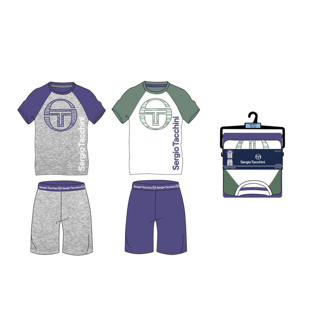 Pajamas for boys Sergio Tacchini mod. 0833 White