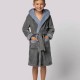 Bathrobe for boys ENVIE Delfino (Blue/Grey)