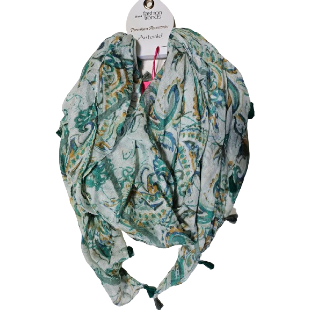 Women's scarf Emerald