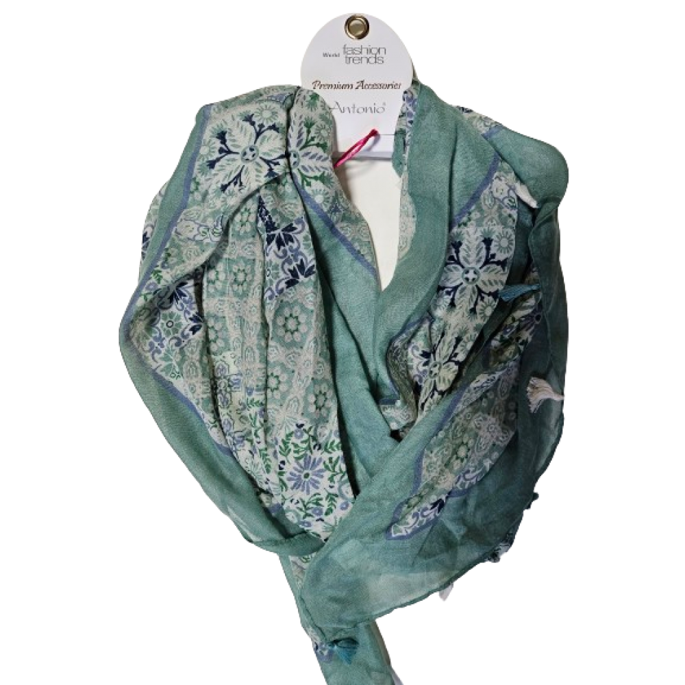 Women's scarf Emerald