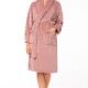 Sieviešu halāts ar kapuci ENVIE Callisto (Dusty pink)