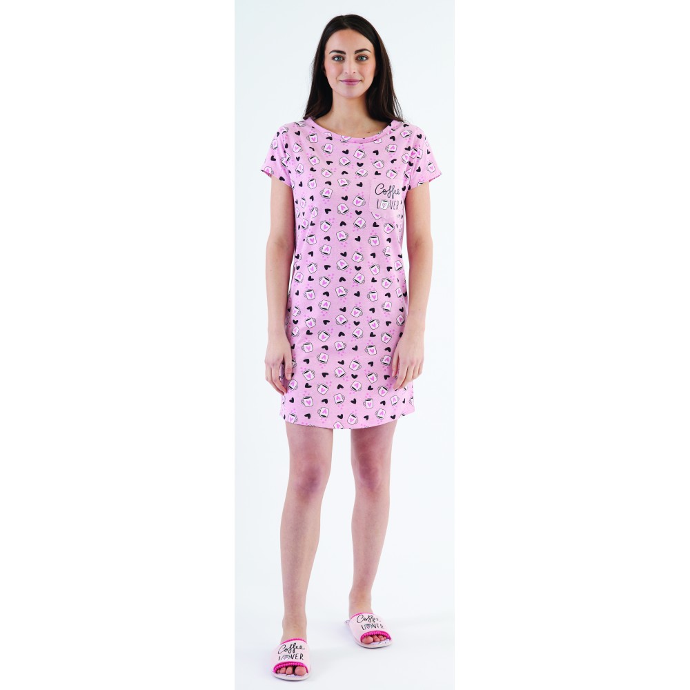 Women's nightdress Gena (pink)