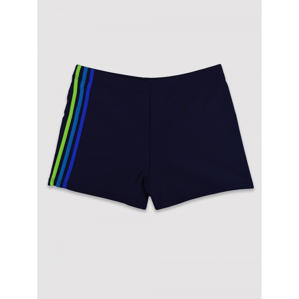 Boys' swimming trunks with 3 stripes Yoclub KC-009 (Navy Blue)