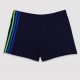 Boys' swimming trunks with 3 stripes Yoclub KC-009 (Navy Blue)