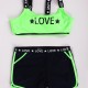 Girls' three-piece swimsuit Yoclub KD-043