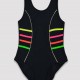 Girls' sport swimsuit Yoclub KD-017 (Black)