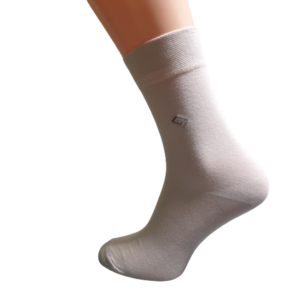 114 Мужские классические носки с рисунком сбоку