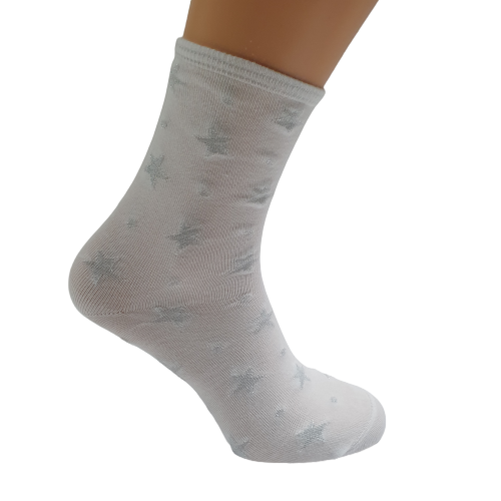 214Z Lady's socks with stars