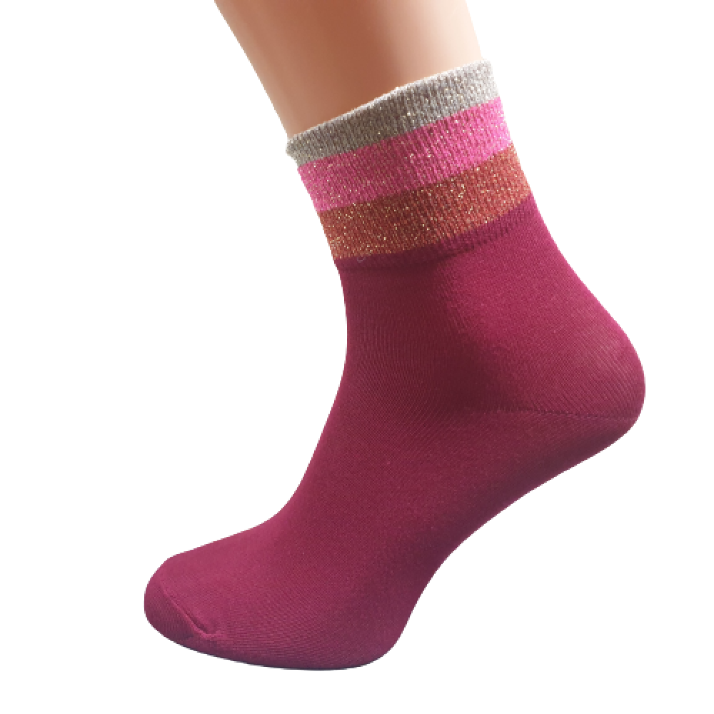 214 Lady's socks with lurex