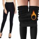 WOMEN'S LEGGINGS 400 DEN FURRY WITH LEATHER INSIDE ART.261