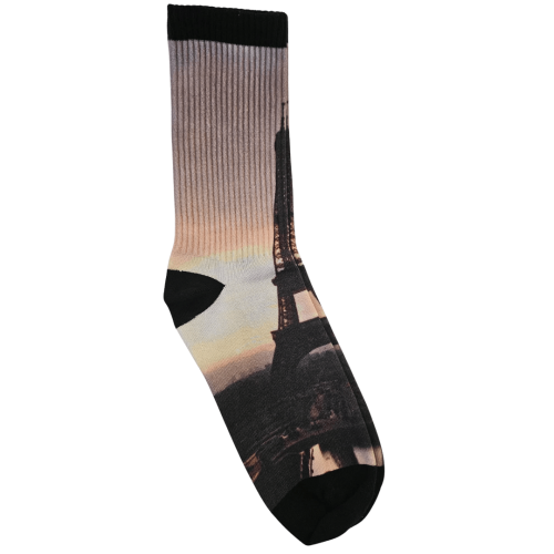 Printed classic socks "Paris"