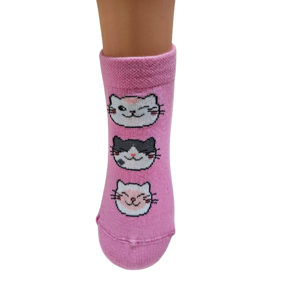 314 Girls' short cotton socks