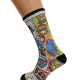 Printed classic socks "Comics" Printed classic socks "Comics"