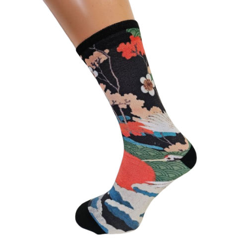 Printed classic socks "Japan"