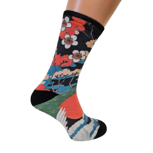 Printed classic socks "Japan"