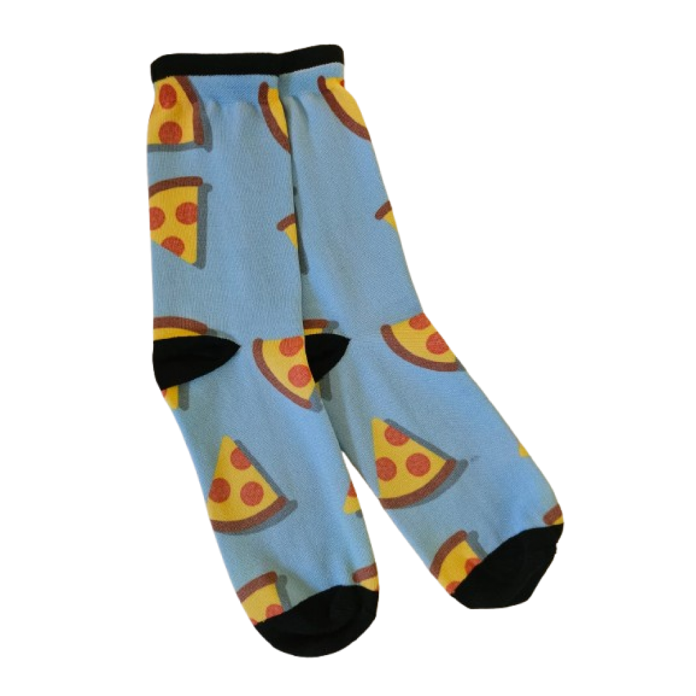 Printed classic socks "Pizza" Printed classic socks "Pizza"