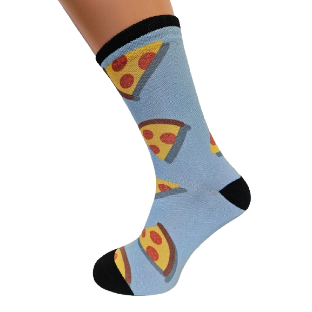 Printed classic socks "Pizza" Printed classic socks "Pizza"
