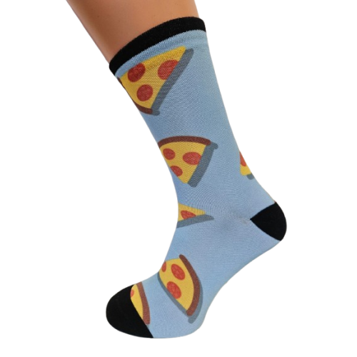 Printed classic socks "Pizza"