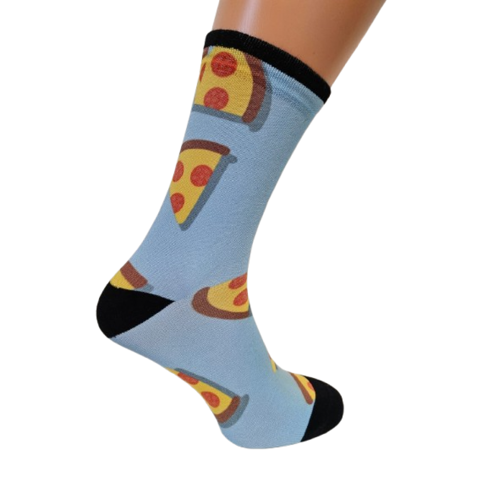 Printed classic socks "Pizza" Printed classic socks "Pizza"
