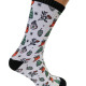 Printed sport socks "White Christmas" Printed sport socks "White Christmas"