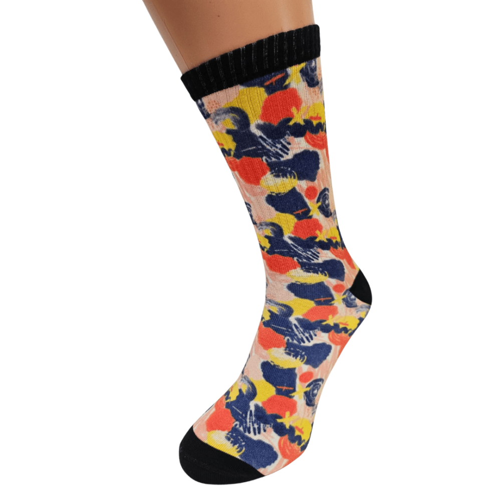 Printed sport socks "Abstract Art"
