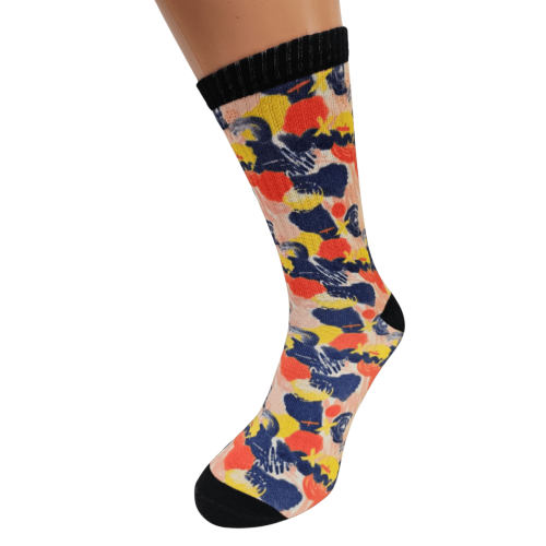 Printētas sporta zeķes "Abstract Art"