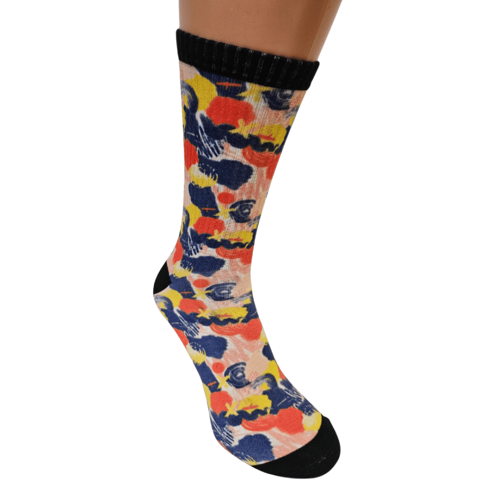 Printed sport socks "Abstract Art"