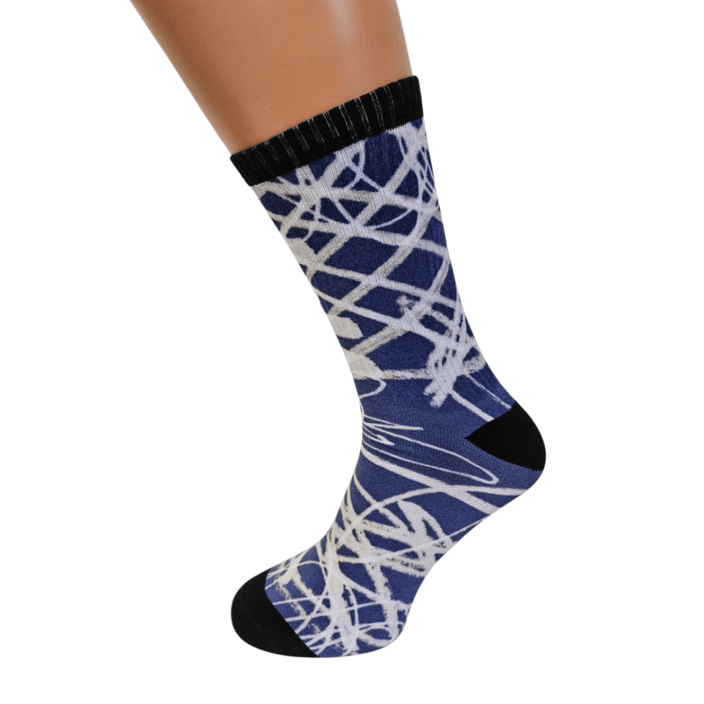 Printed sport socks "Abstract Scribbles"