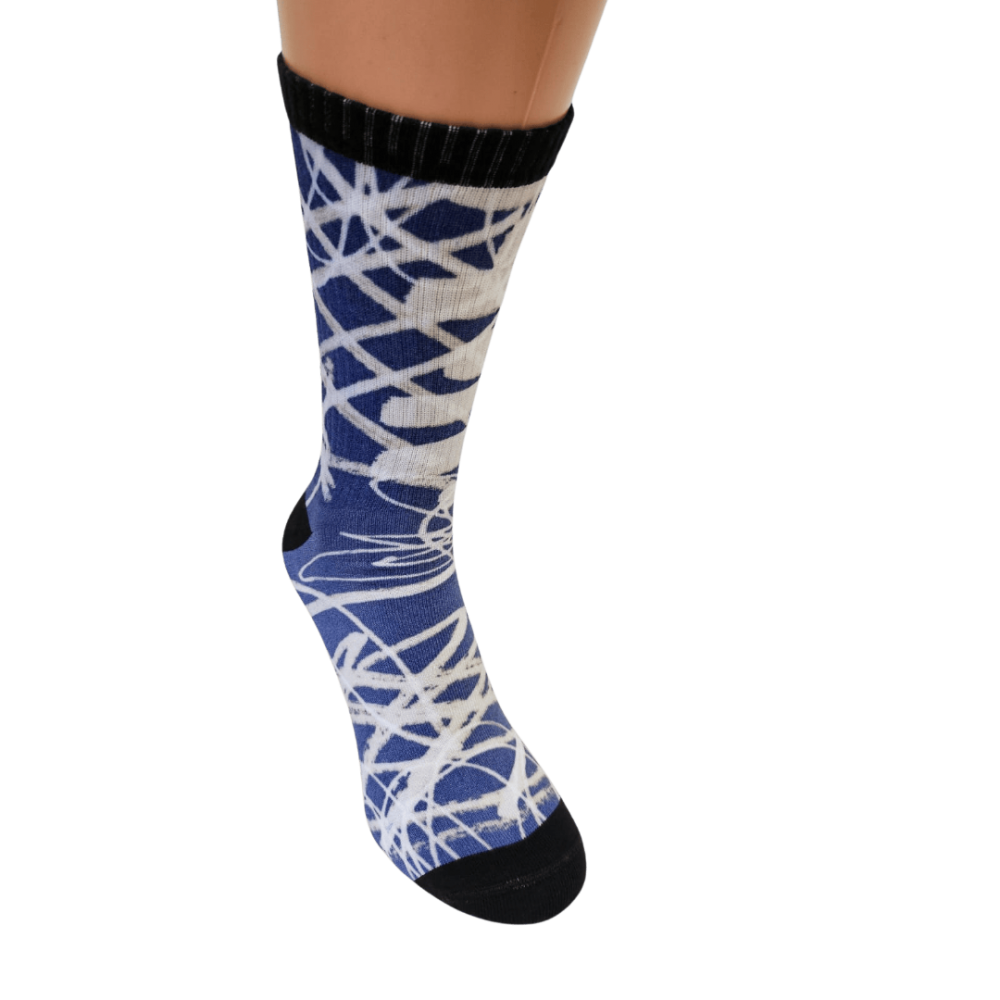 Printed sport socks "Abstract Scribbles"