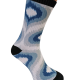 Printed sport socks "Blue Abstract"