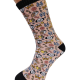 Printed sport socks "Pink Dogs"