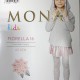 Girls tights 60 den with 3D pattern Fiorella 16 (MONA) (Pacific)