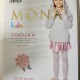 Meiteņu zeķbikses 60 den ar 3D rakstu Fiorella 16 (MONA) (Grigiotto)