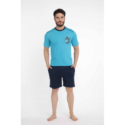 Men's pajamas with shorts NOTTINGHAM Mod. PG36501
