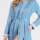 Women's bathrobe NOTTINGHAM Mod. PV38121(Grey).