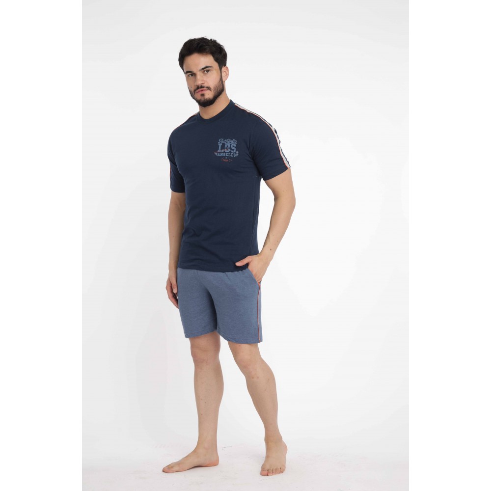 Men's pajamas with shorts NOTTINGHAM Mod. PG36551
