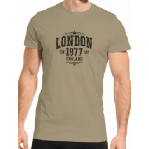 T-krekls "London" TT037 (Tumši bēšs)