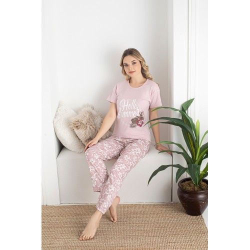 Women's pajamas with long pants Noviti PD-007
