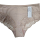 Classic women's panties with lace Priority 3047 (Beige)