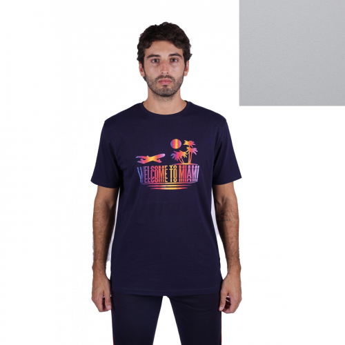 T-krekls "Miami" SH17 (Gaiši pelēks)