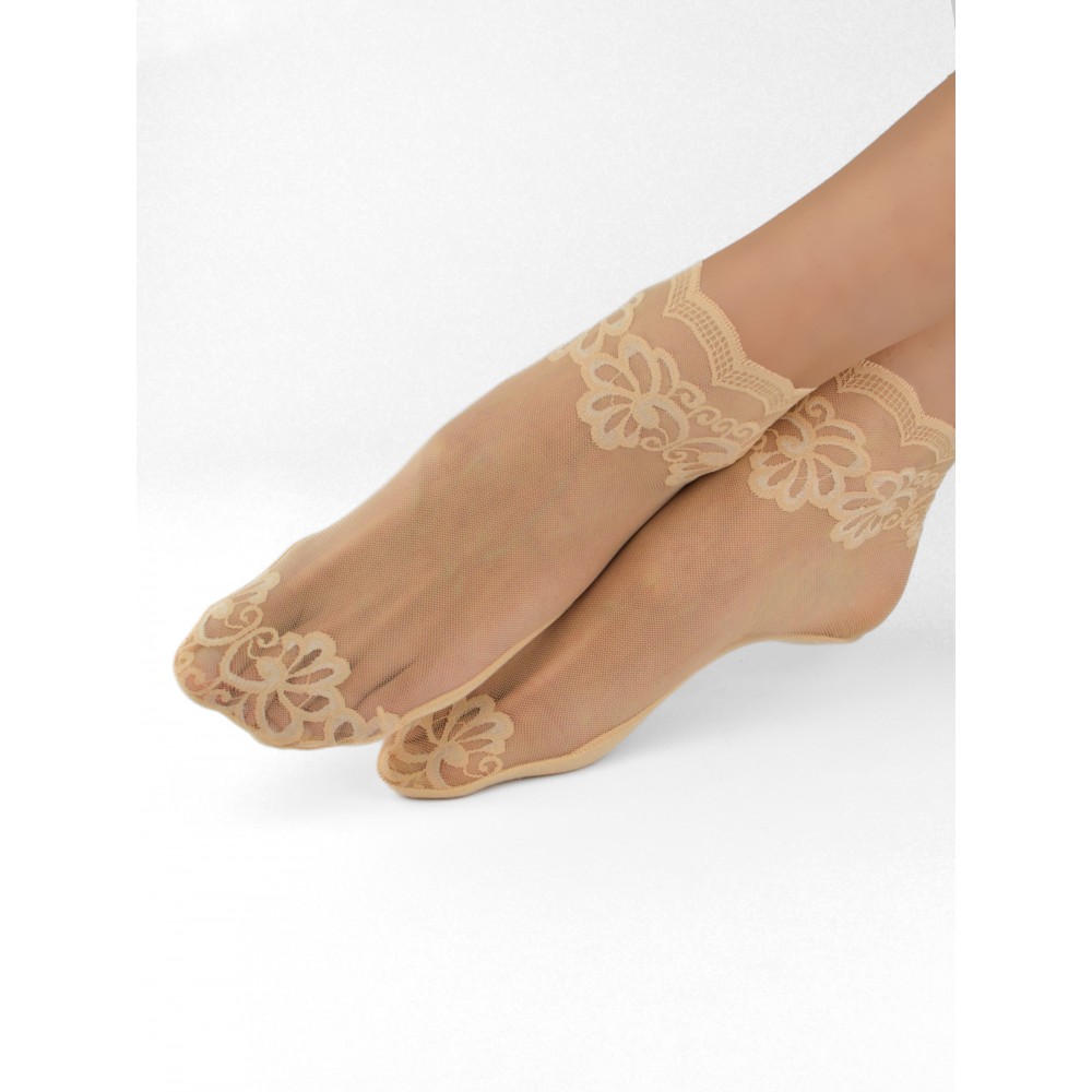 SN-033 Lady's lace ankle socks